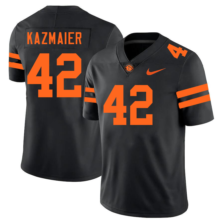 Princeton Tigers #42 Dick Kazmaier College Football Jerseys,Uniforms Stitched-Black